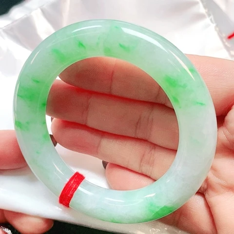 未镶嵌手镯翡翠圆条2768