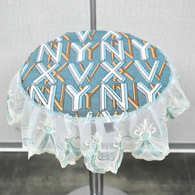 圆桌布布艺蕾丝布艺餐桌布圆形桌布园桌子布现代简约家用桌面盖布