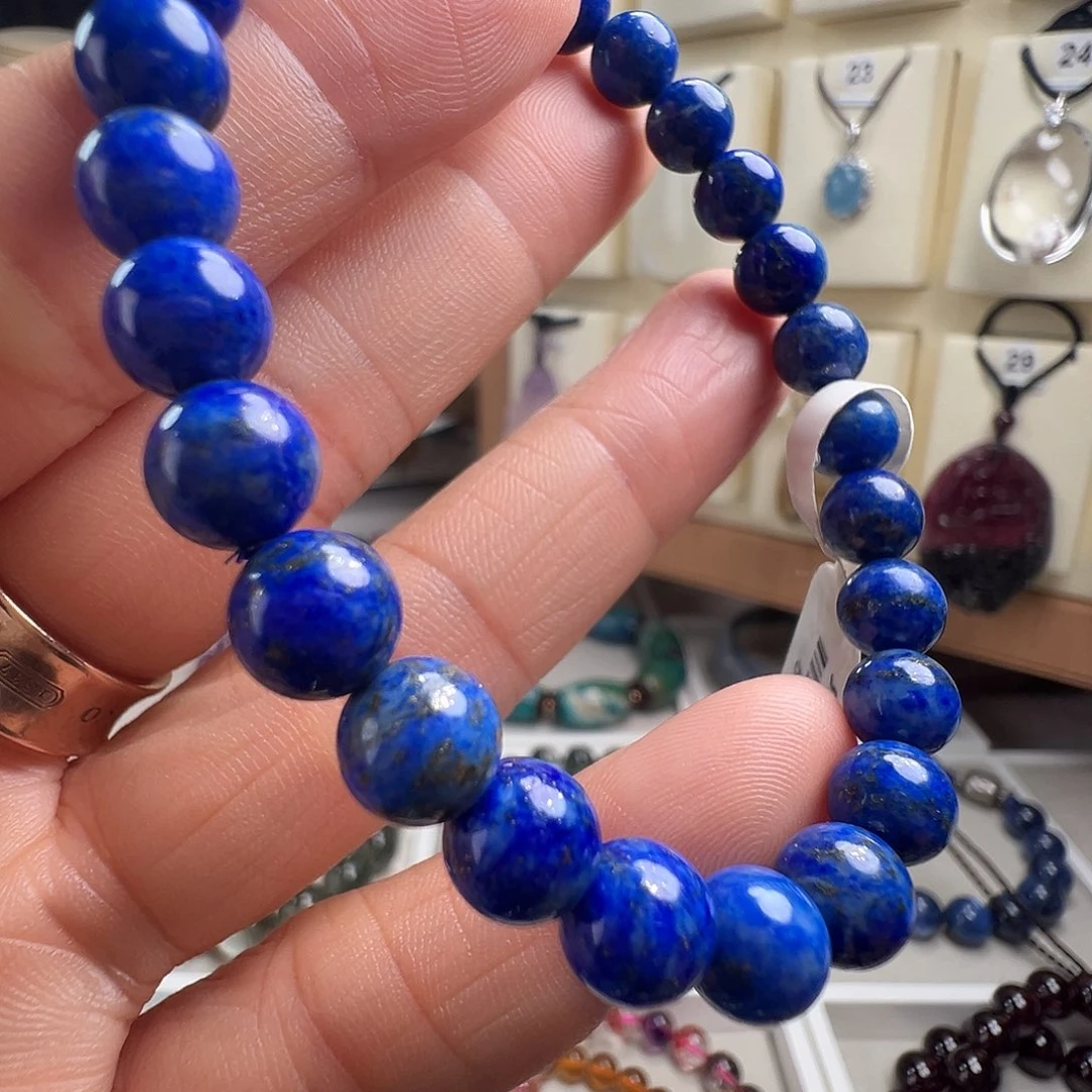 青金石未镶嵌手链天然青金石