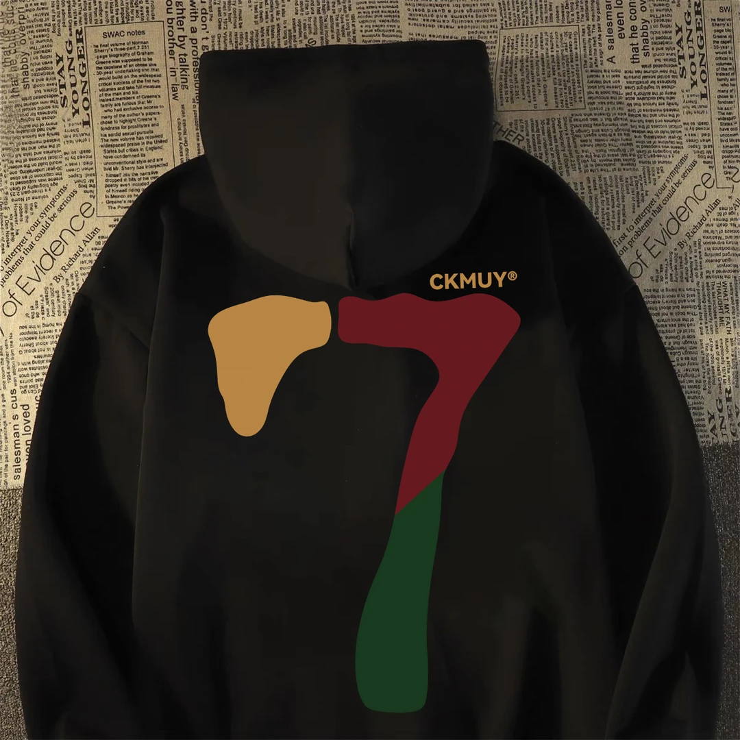 特大码300斤重磅加绒加厚连帽卫衣宽松秋冬季潮酷流行休闲百搭男