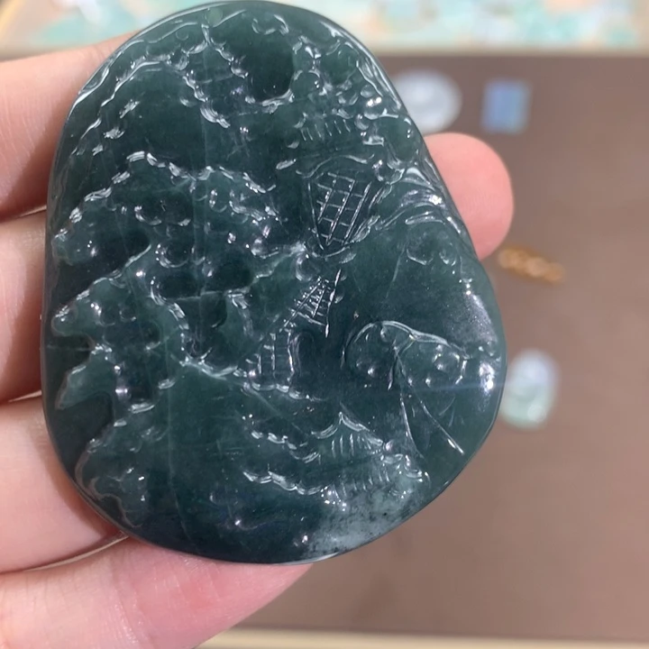 翡翠裸石纯天然a货翡翠