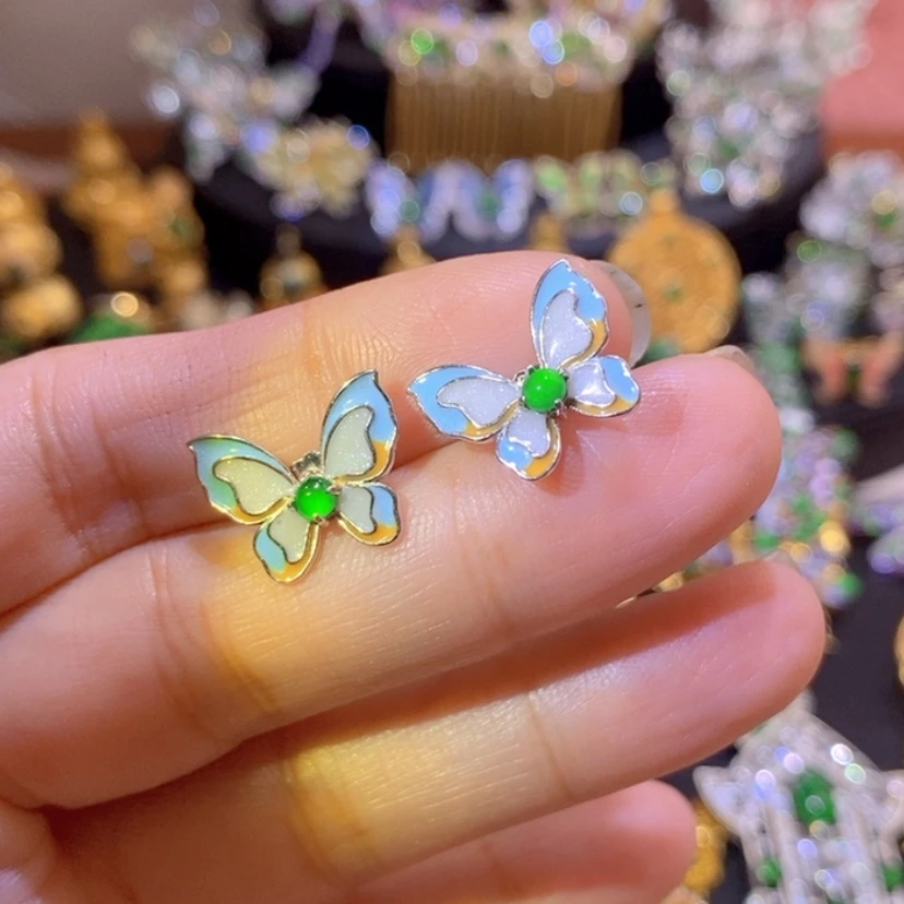 【闪购商品】银S925镶嵌挂件翡翠