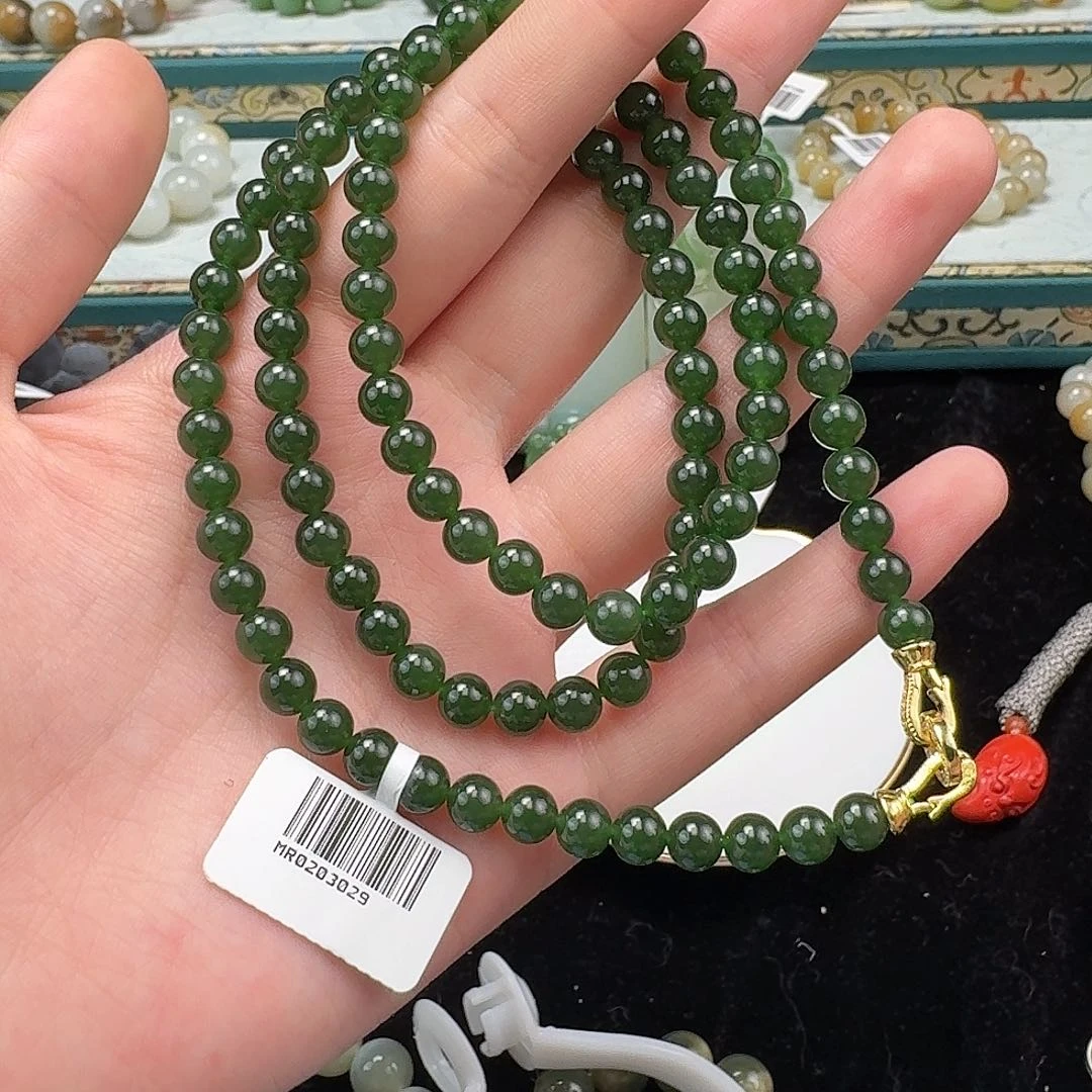 和田玉手串未镶嵌