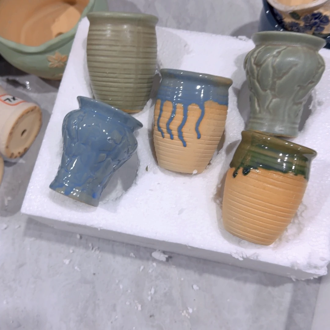 紫砂花盆粗陶盆醋