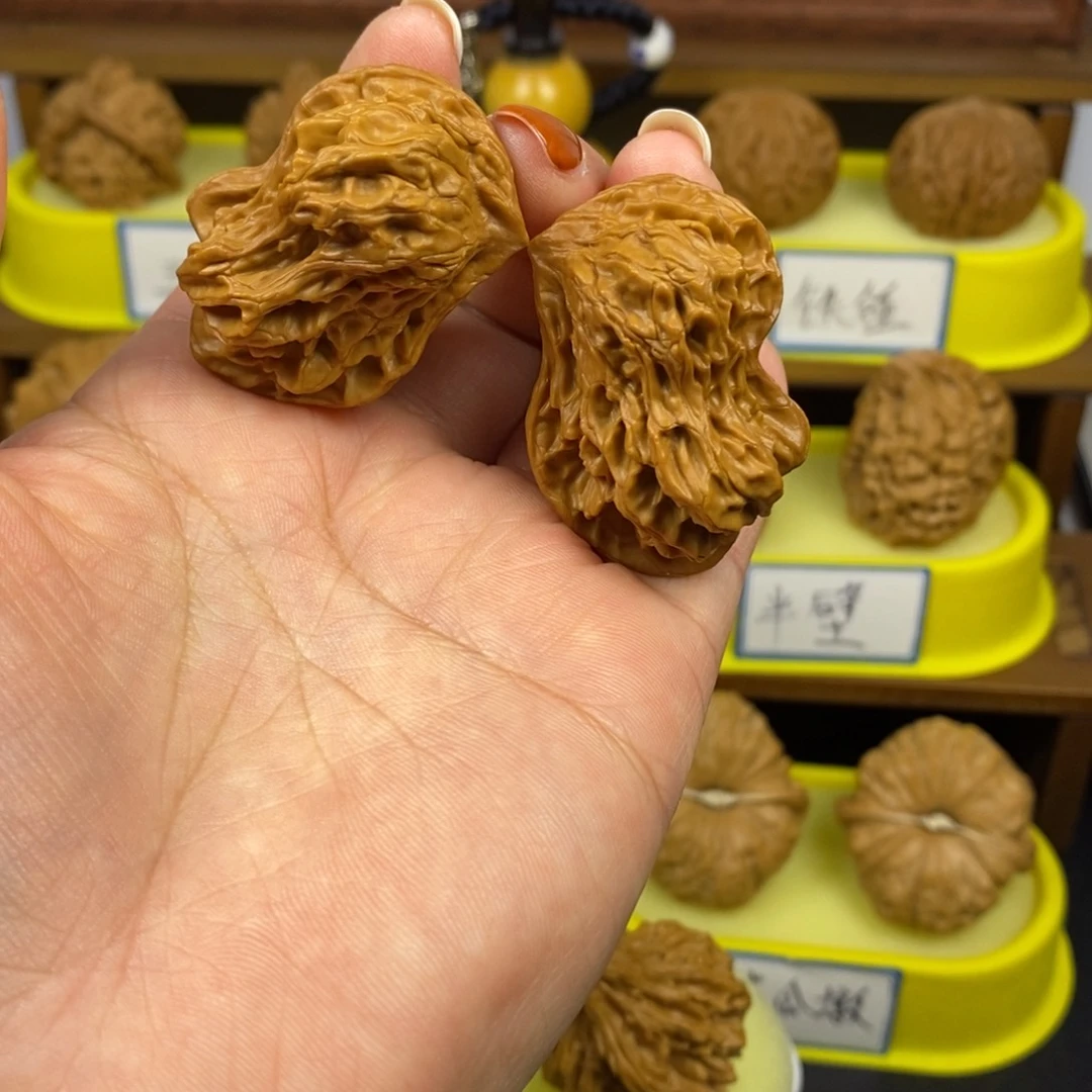 核桃鸳鸯 文玩/木作/... 文玩把件