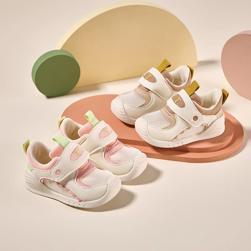 25新单网关键鞋防护鞋男女宝软底防滑舒适百搭学步机能鞋8002