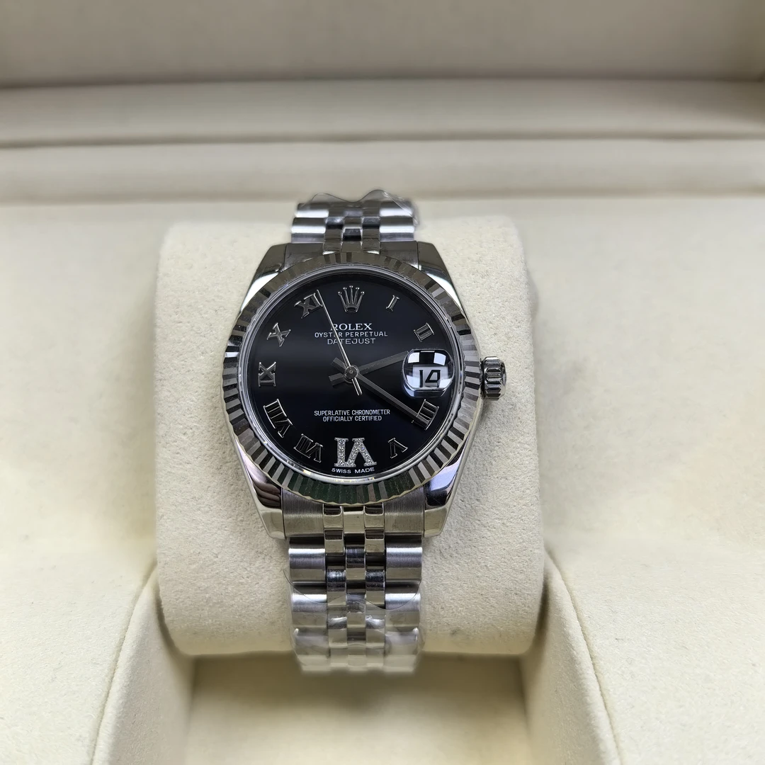 99新 Rolex/劳力士 奢侈品/178274紫面31盘原钻单表