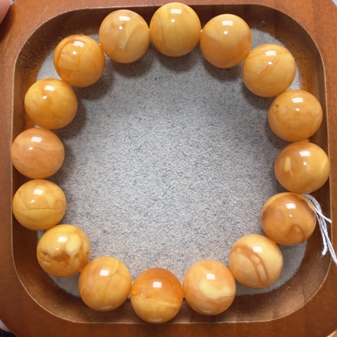 蜜蜡未镶嵌手串蜜蜡