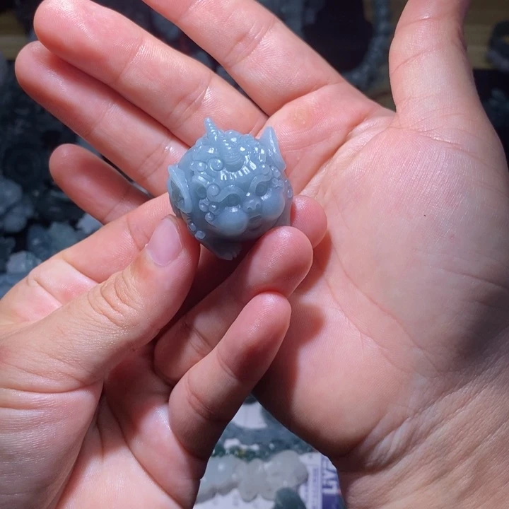 未镶嵌定制翡翠慧毛