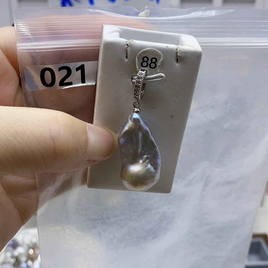 颈饰合金淡水珍珠