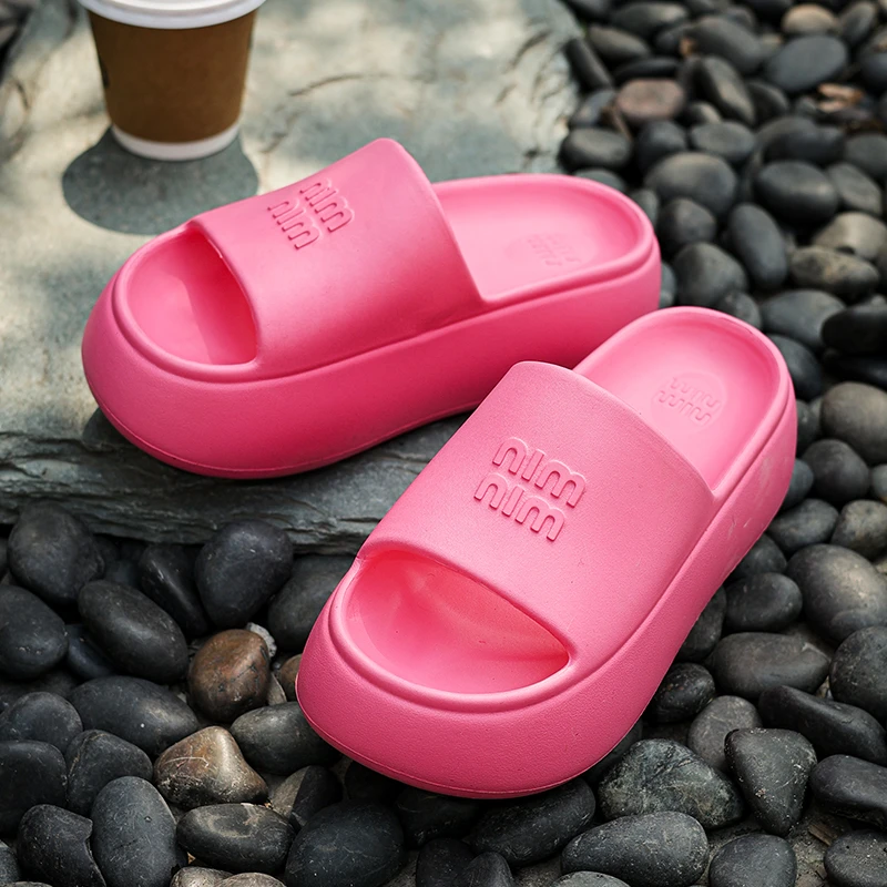 6.0cm厚底拖鞋女款2025新款外穿时尚百搭沙滩防滑增高ins网红凉拖