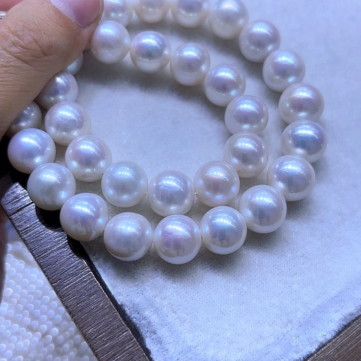 淡水珍珠银S925镶嵌颈饰