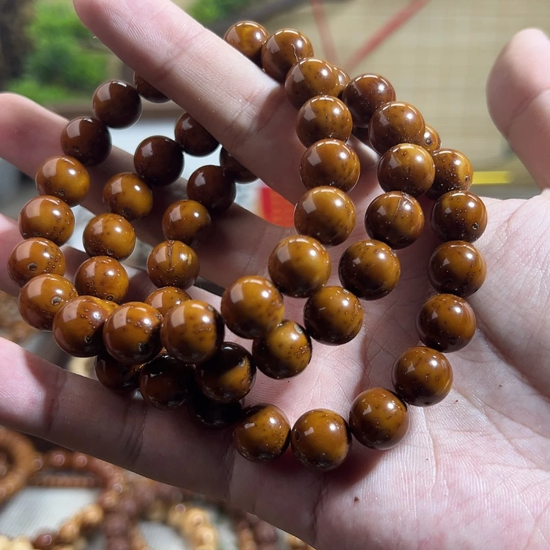 紫金鼠手串55号光珠随机一条