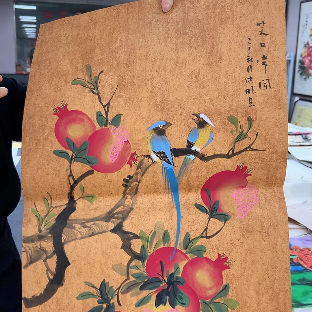 国画宣纸国画纯手绘作品