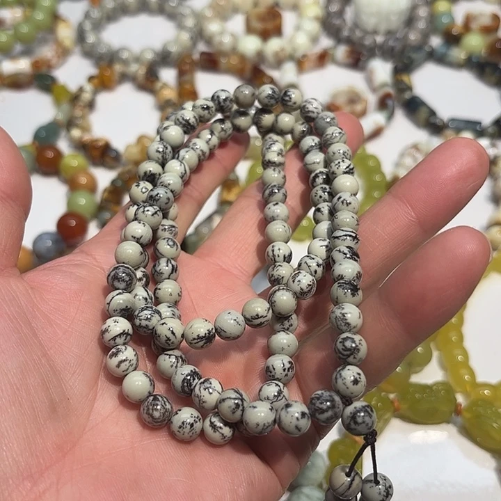 蛇纹石玉未镶嵌手串用****7
