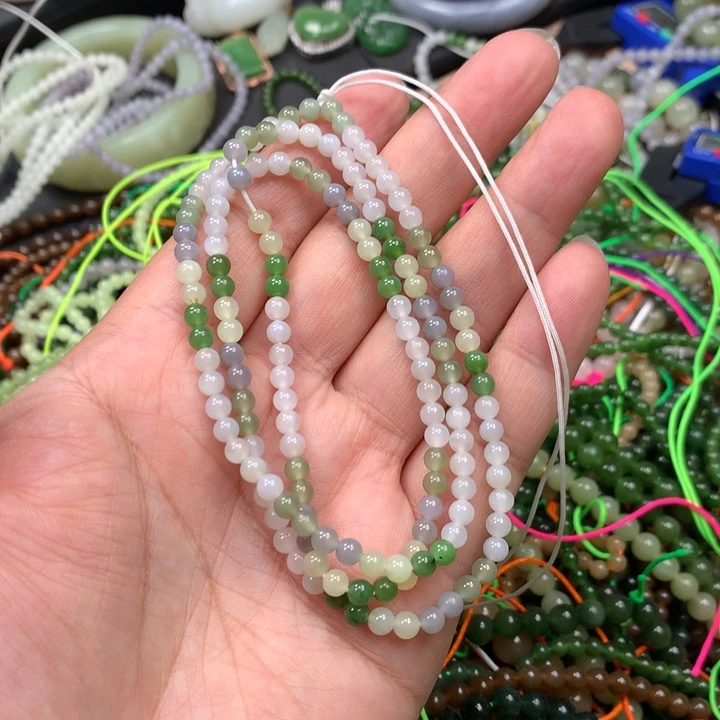 和田玉未镶嵌手链14