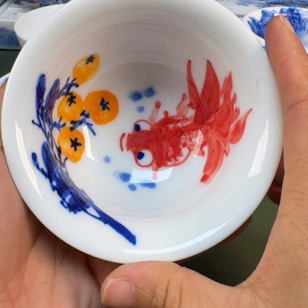 陶纯手绘茶具圆圆266
