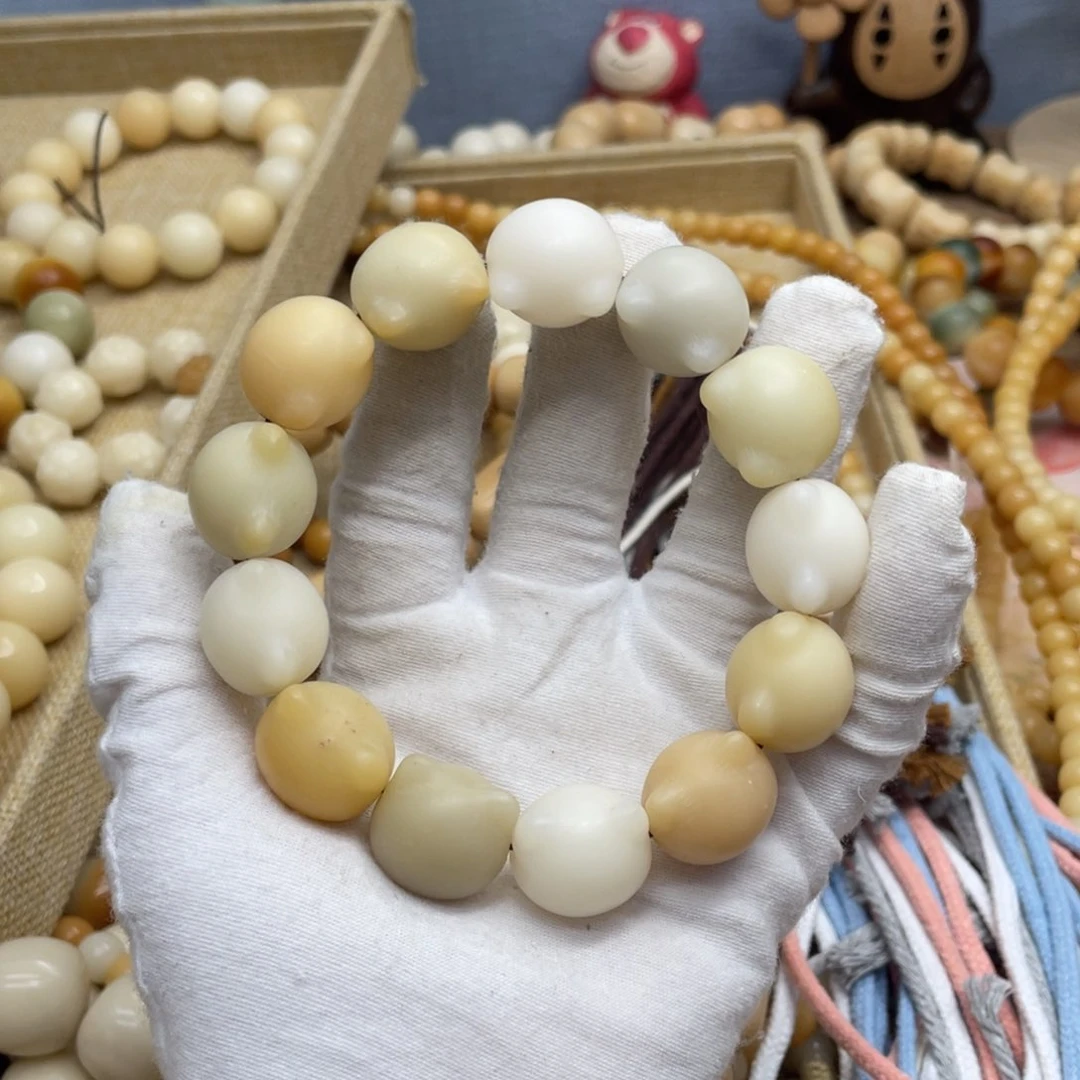 菩提根/象牙果吊坠19+干磨瑕疵落地果猫头501