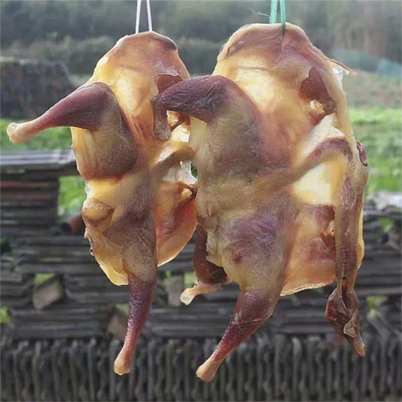 湖北风干鸡土鸡土特产农家自制散养鸡老母鸡腊鸡年货干型整只腊鸡