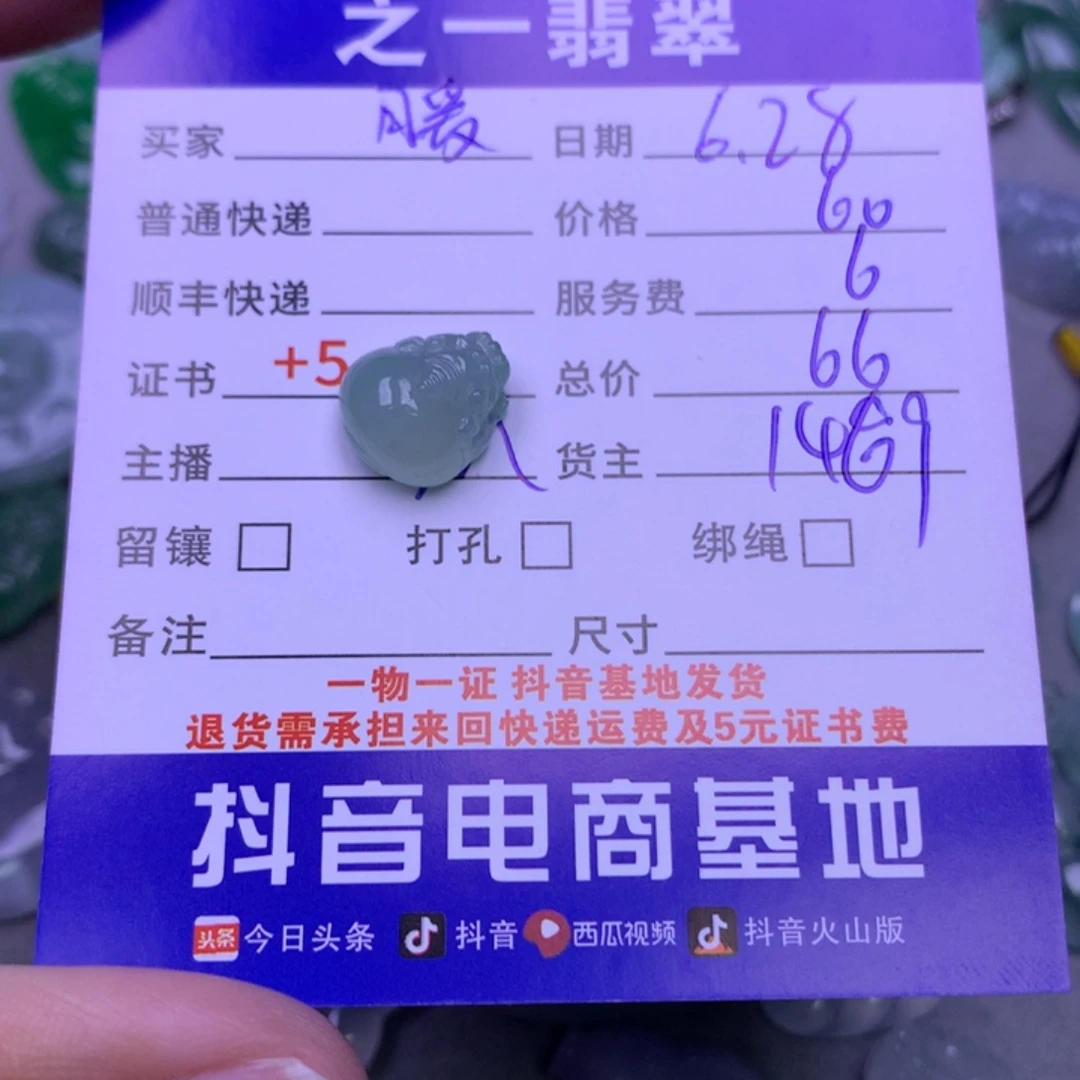 翡翠未镶嵌颈饰暖****꧂翡翠