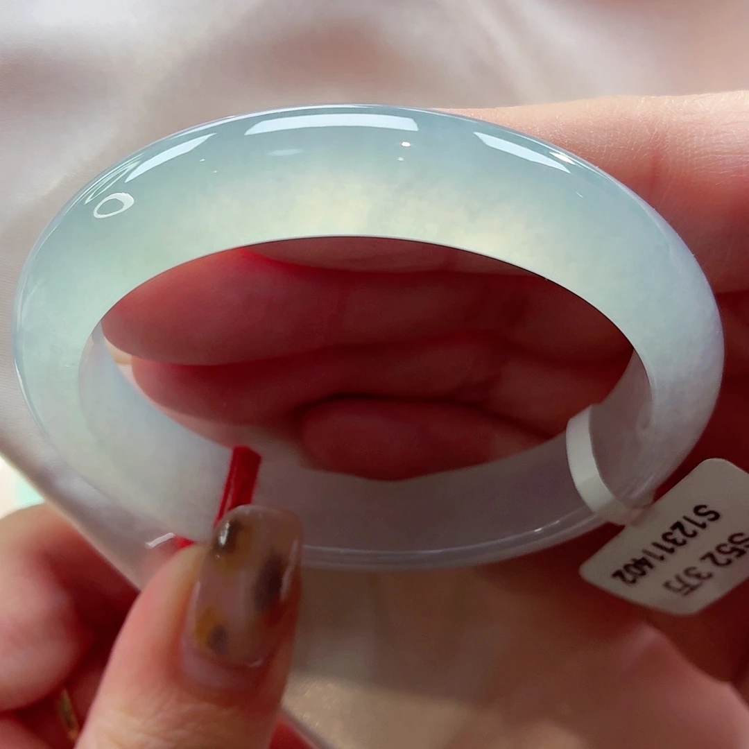 翡翠未镶嵌手镯（贵妃镯）22（21号）强推性价比小圈完美