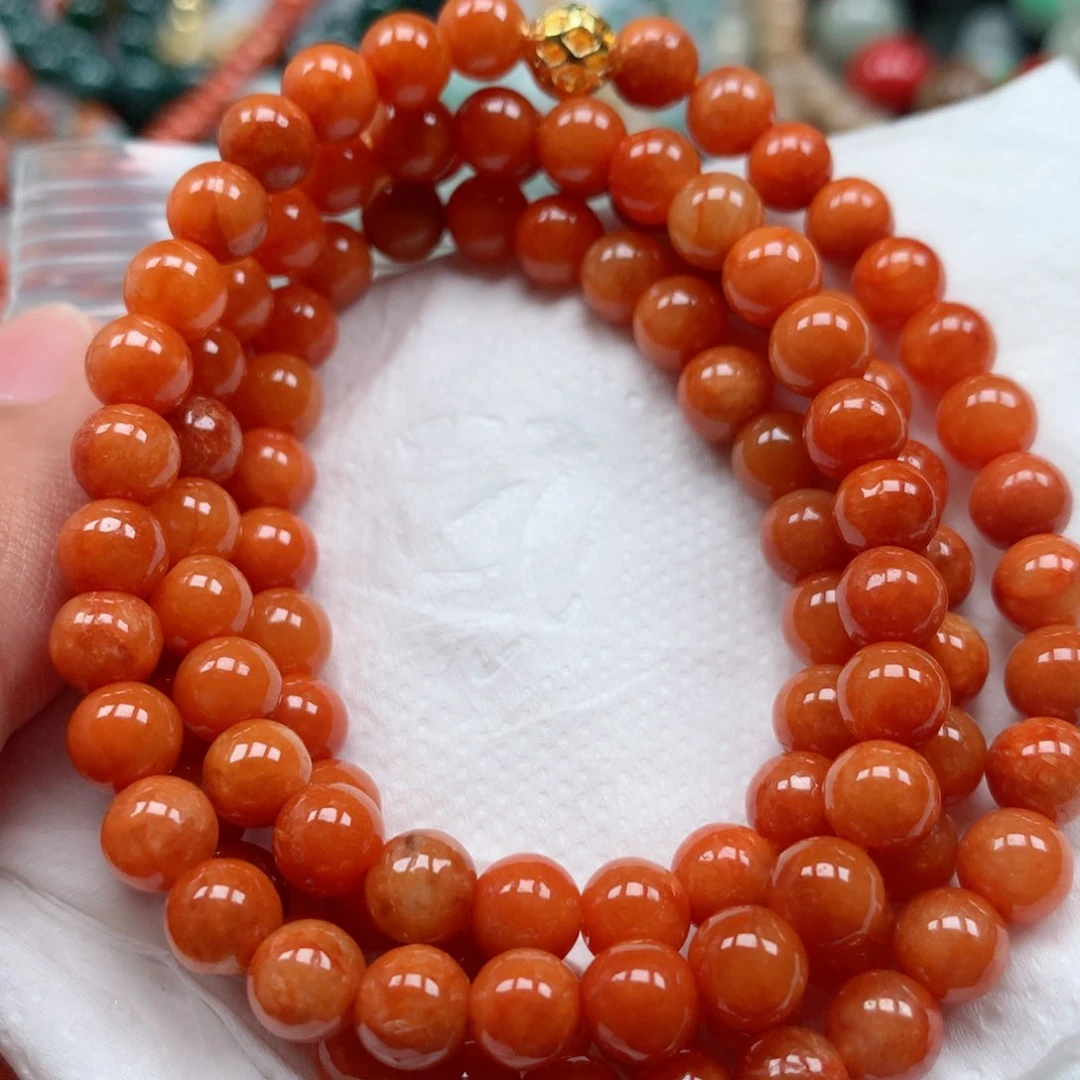 翡翠未镶嵌颈饰珠串