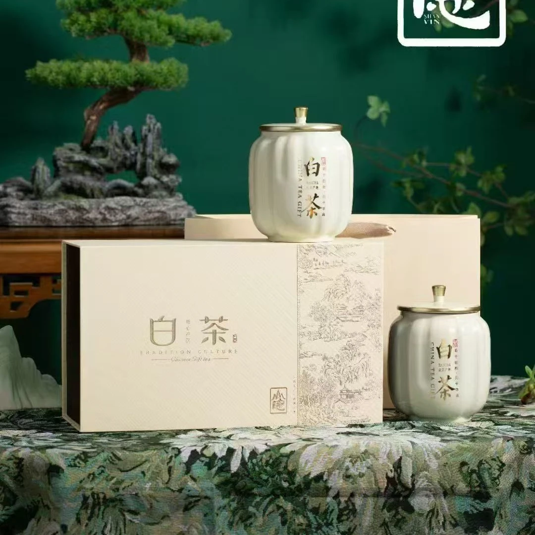 【山隐】双瓷罐 老白茶礼盒装