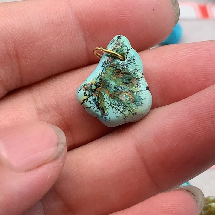 未镶嵌绿松石吊坠(不含链)