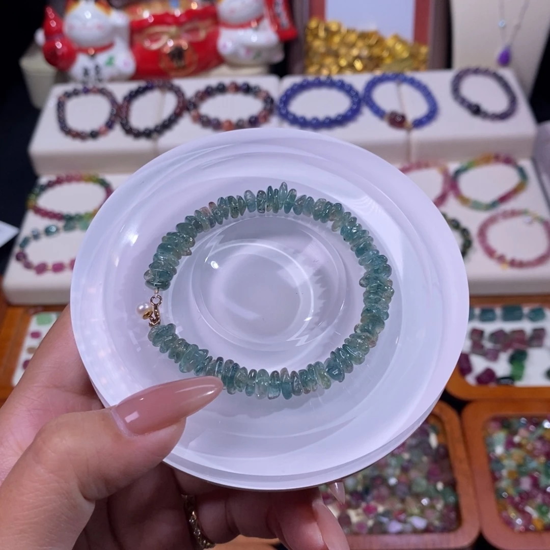 未镶嵌手链碧玺碧玺碎冰冰