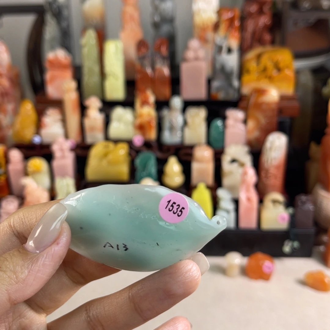 昌化石印石白*尘1535包邮包刻