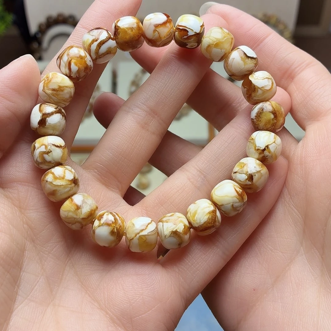 丝***儿沁色老型手串单圈10.6