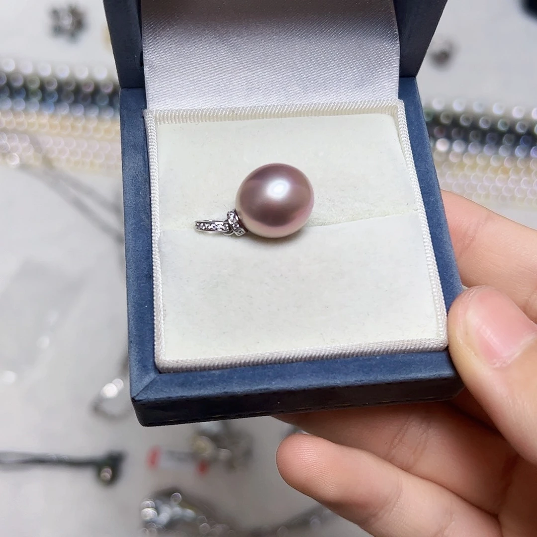 海水珍珠颈饰银S925镶嵌