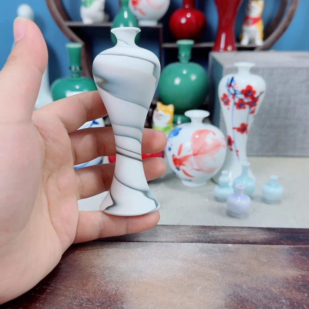 陶瓷手工小花器摆件