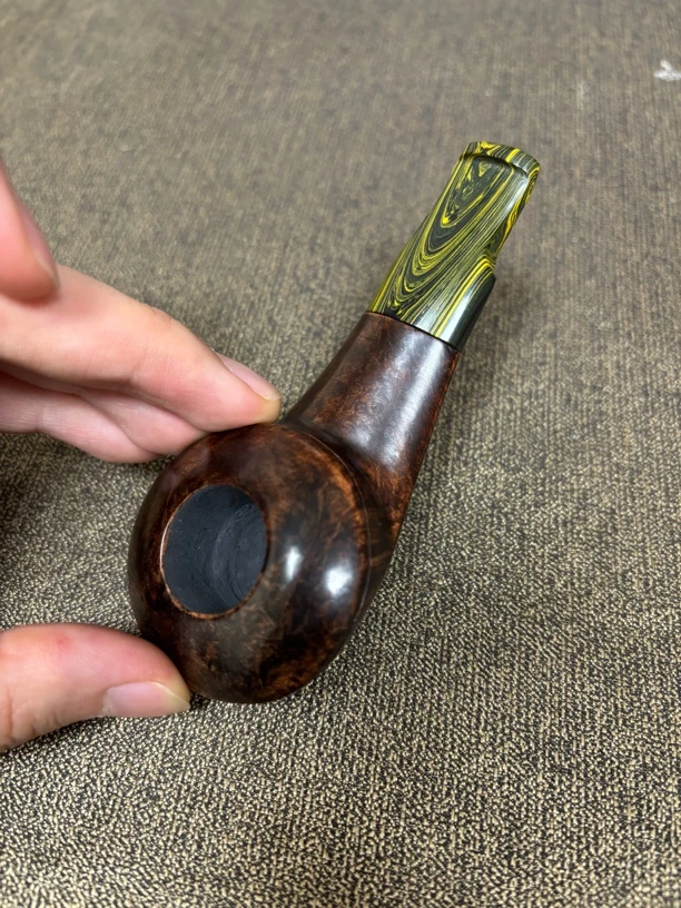 意大利进口石楠木飞碟牛头烟斗