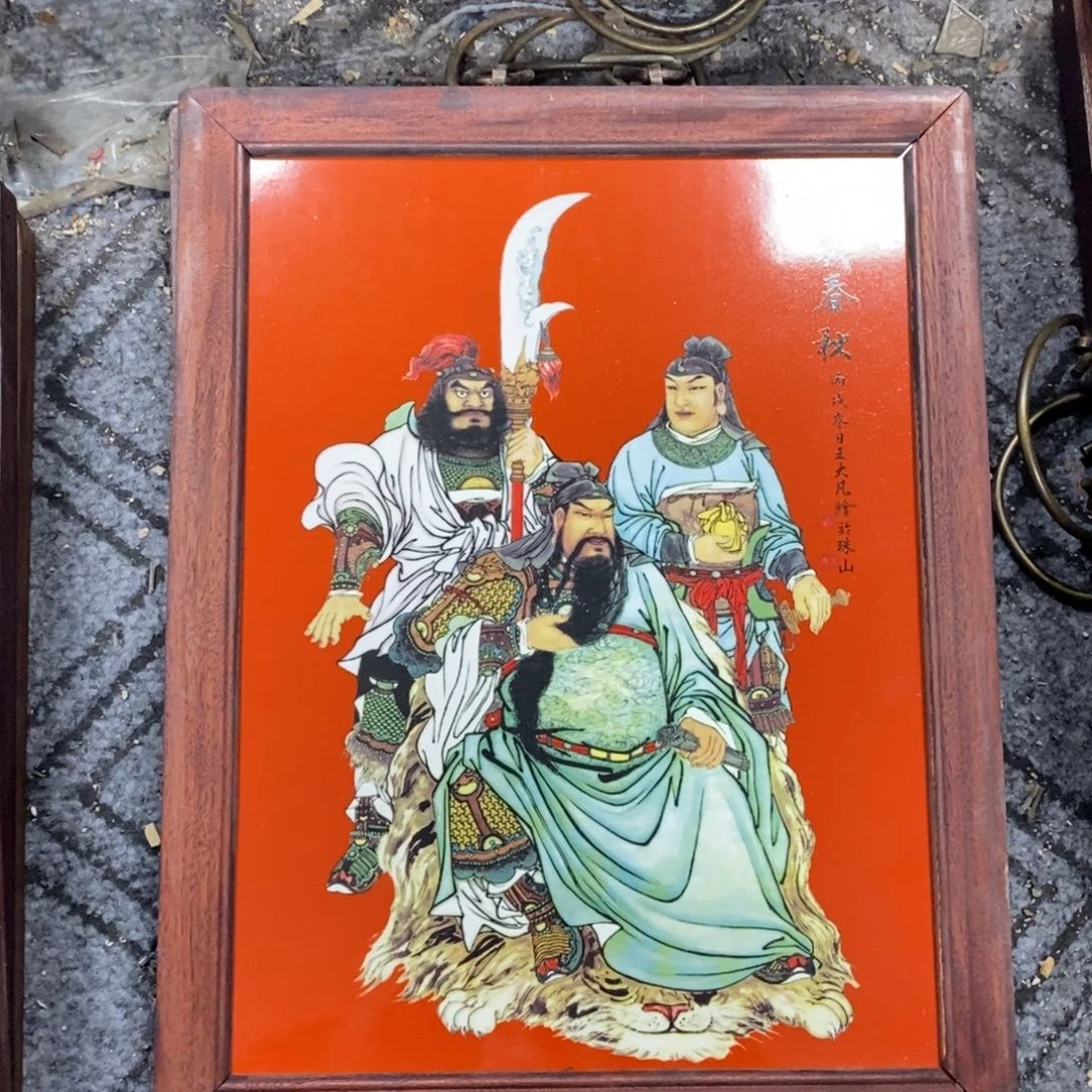 瓷37*28*1景德镇瓷板画柴窑烧制