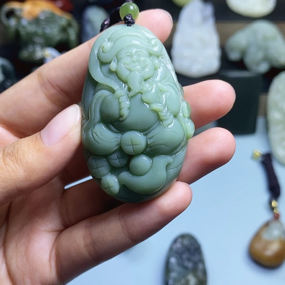 【闪购商品】颈饰未镶嵌和田玉游*