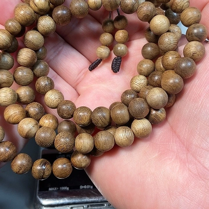 沉香手串天然老惠安0.88 90