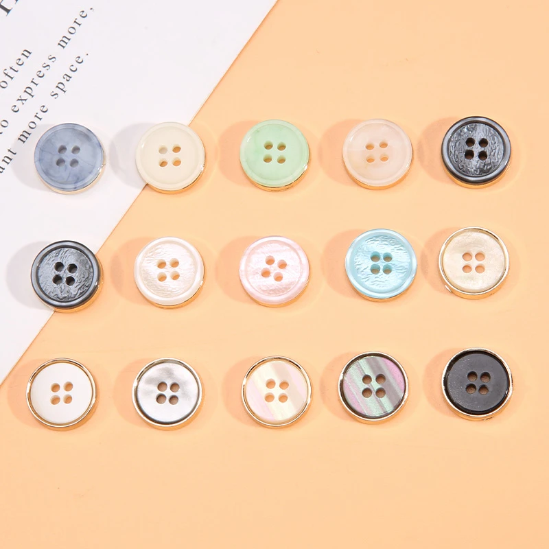 高档纽扣上衣女衬衫开衫衣服扣子高级时尚精致百搭圆形小钮扣配件