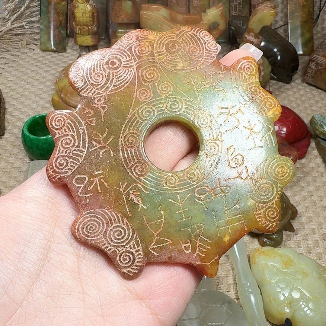 白玉菩提吊坠挂件