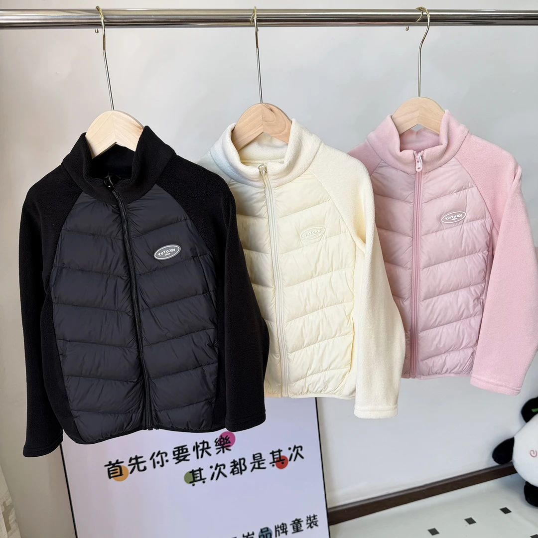 【90白鸭绒】女童羽绒服秋冬儿童三防轻薄保暖内胆学生校服内搭外套