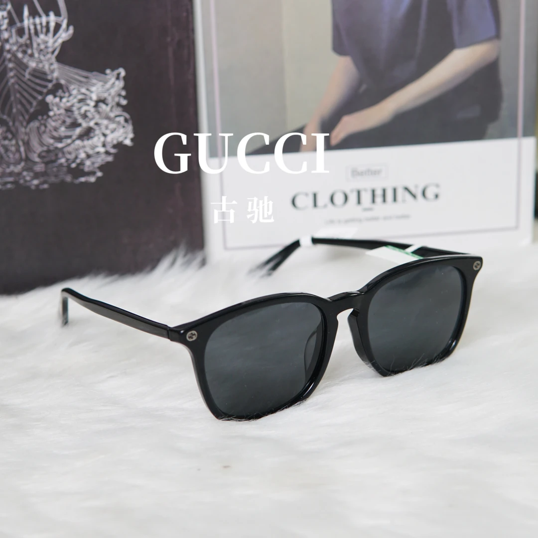 95新 GUCCI/古驰 黑色简约眼镜/WJ04323415/3415