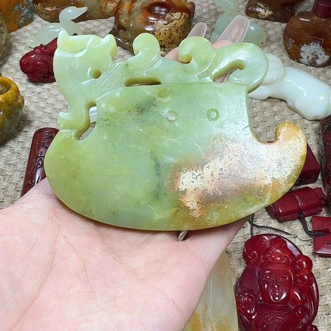 白玉菩提吊坠挂件