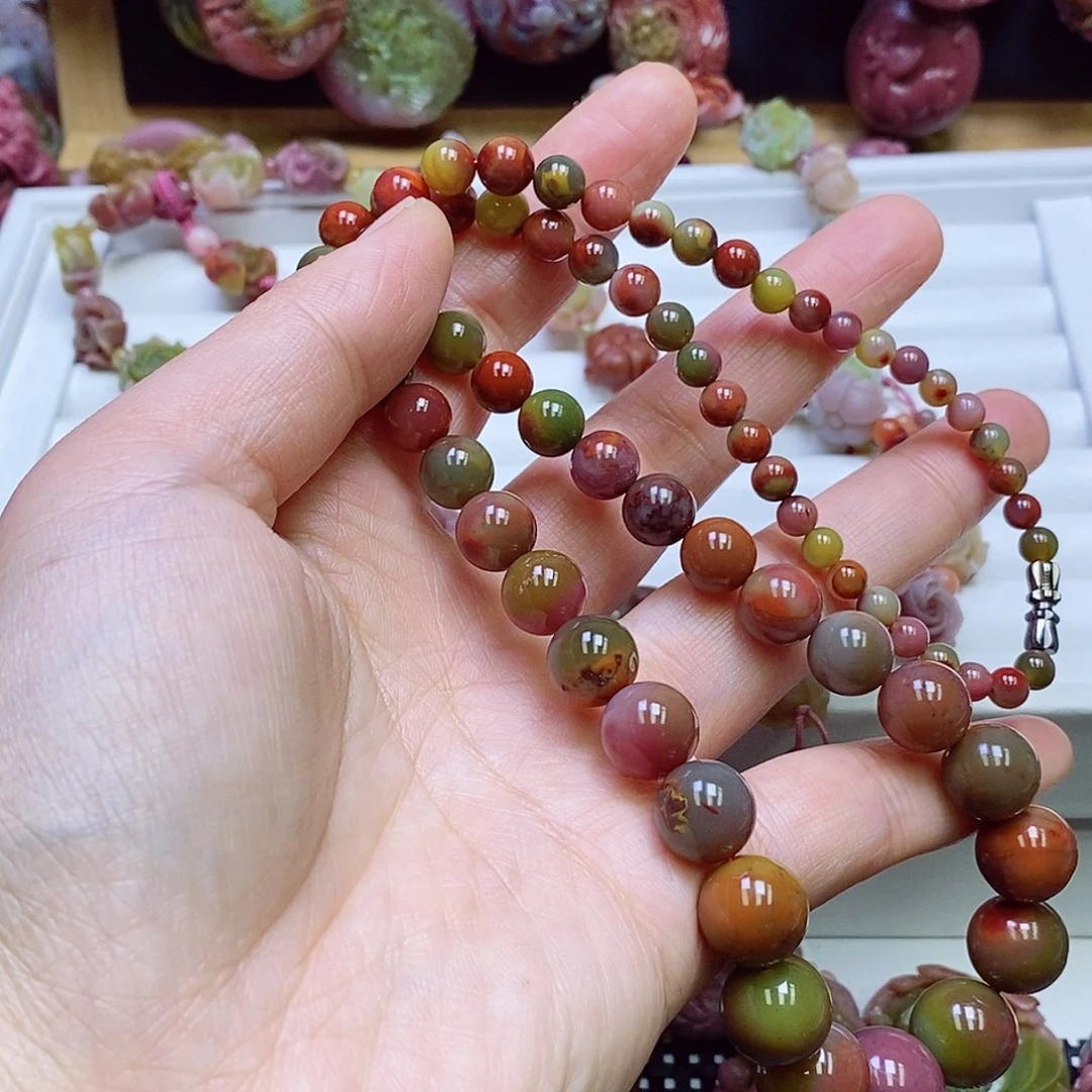 玛瑙/玉髓盐源玛瑙手链未镶嵌