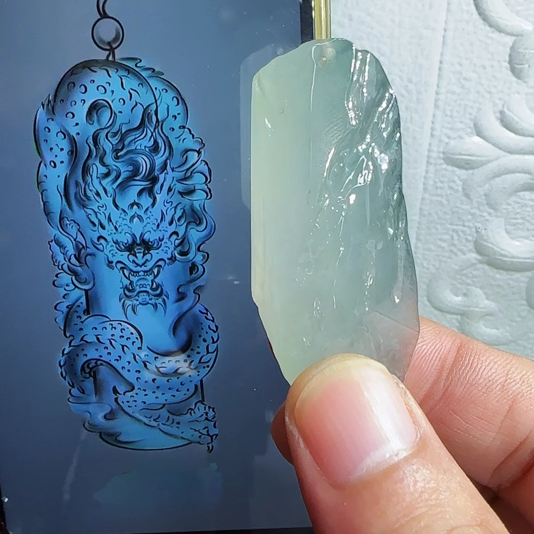 定制翡翠未镶嵌翡翠包工