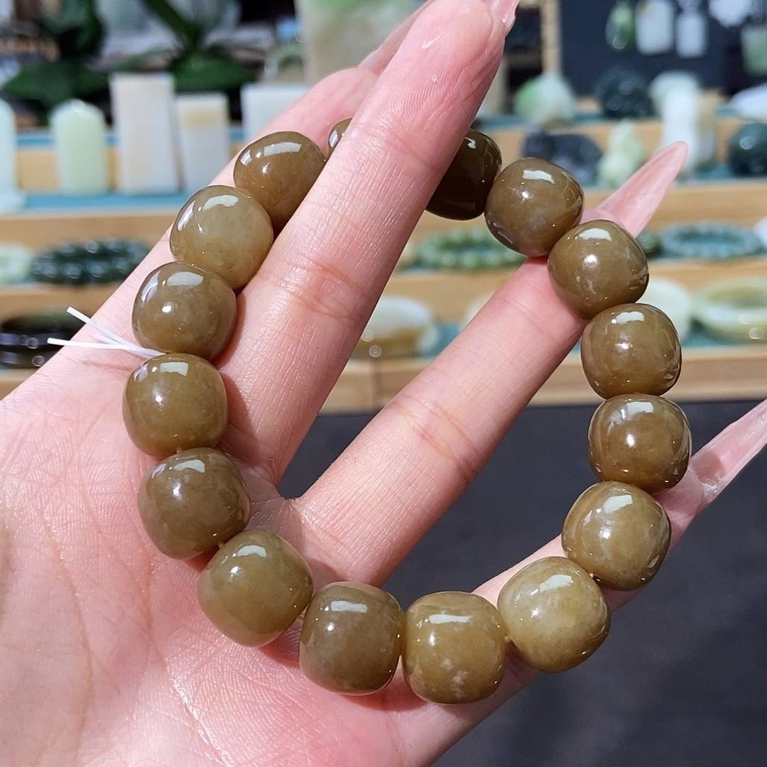 和田玉未镶嵌手链