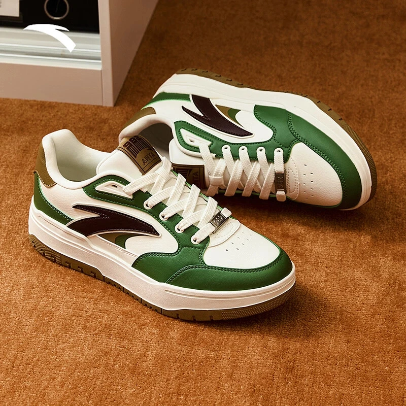 安踏982板鞋王一博同款男女秋季新款厚底休闲运动鞋112448068-OP