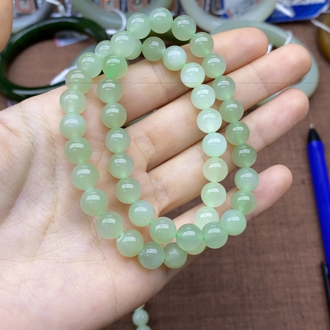未镶嵌手串和田玉卡8