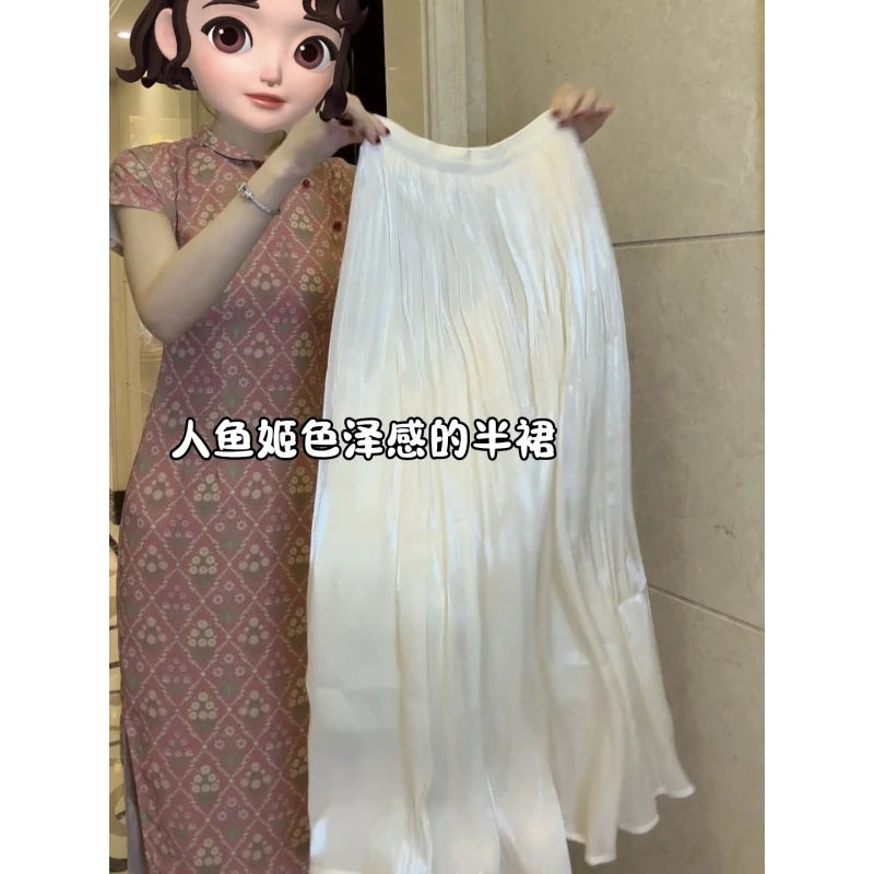 衬裙合集）  百搭旗袍打底衬裙旗袍内搭衬衣衬裙 黑白水貂边衬裙