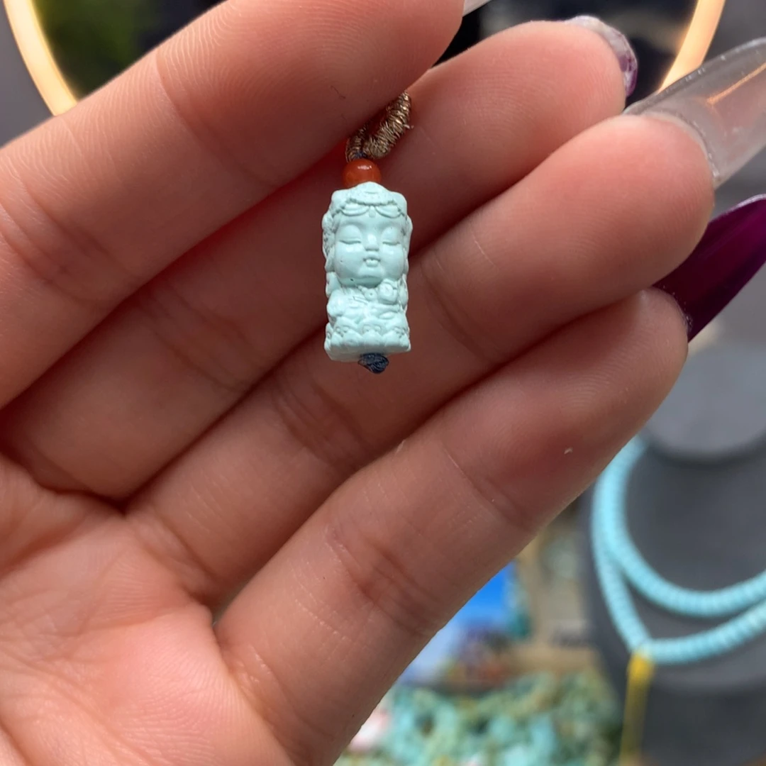 绿松石挂件未镶嵌