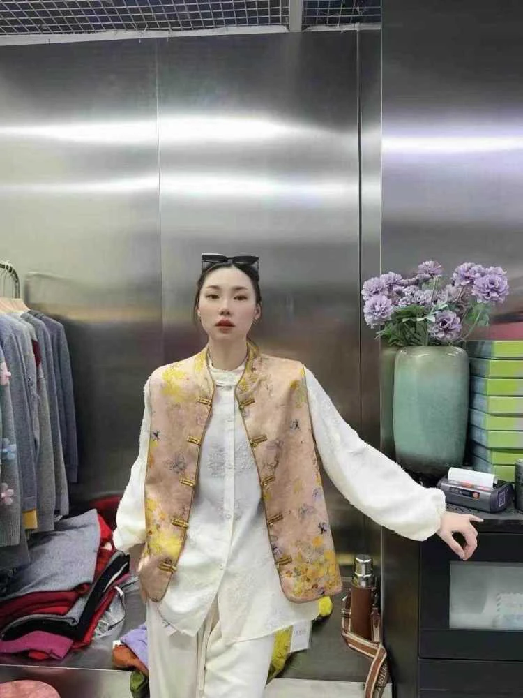 2025年新款女装国风马甲欧货时尚5580